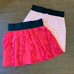 4/$25 Express Ruffle Skirts
